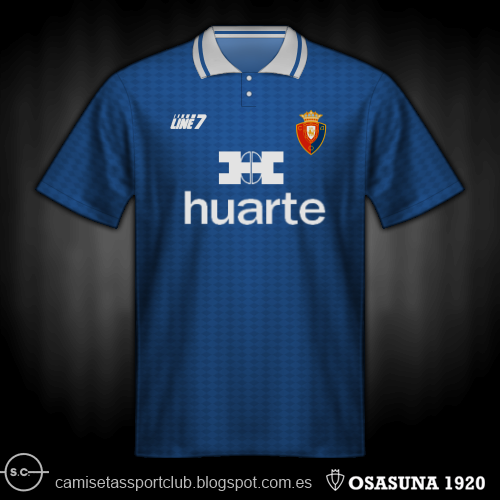 Camisetas de Osasuna de 1990 a 2000  
