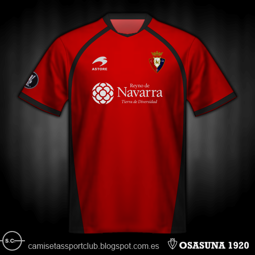 Camisetas de Osasuna de 2000 a 2017  