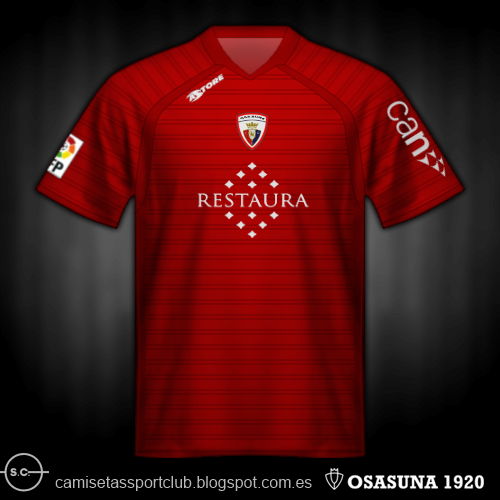 Camisetas de Osasuna de 2000 a 2017  