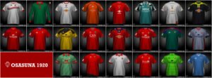 Camisetas históricas de Osasuna  
