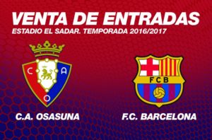 Osasuna Barcelona Entradas  