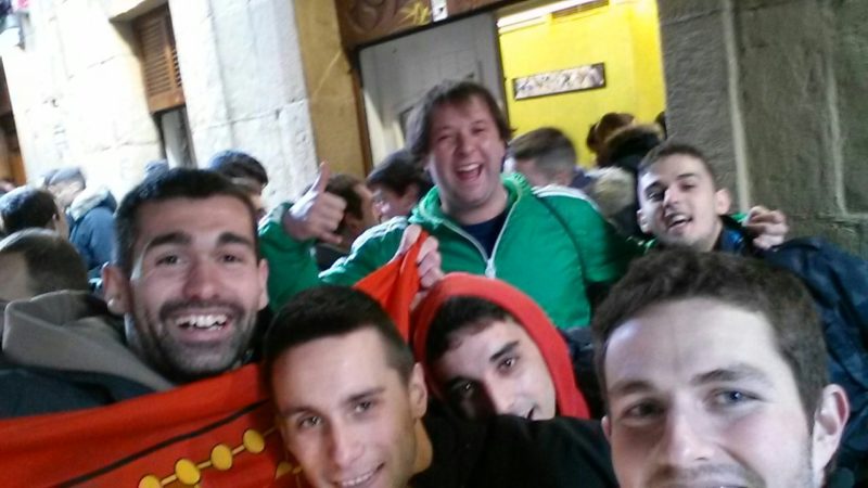 Invasión rojilla en Donostia  