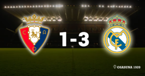 Osasuna 1-3 Real Madrid  