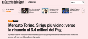 Sirigu Torino Seria A  