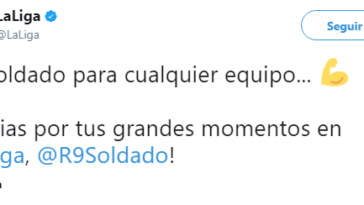 Con este gol despidió La Liga a Roberto Soldado  
