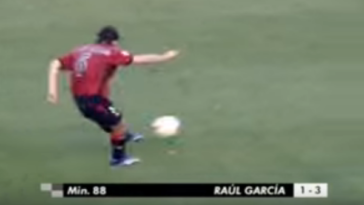 El último gol de Osasuna en el Ramón de Carranza  