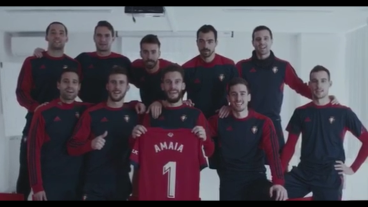 Osasuna envía un mensaje de apoyo a Amaia para la final de OT  