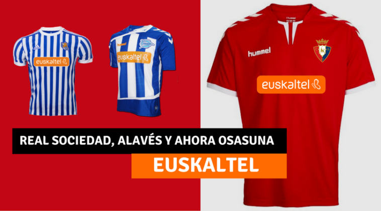 Euskaltel: Real Sociedad, Alavés y ahora Osasuna  