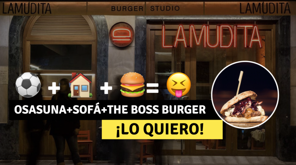Osasuna + Sofá + The Boss Burger: ¡Pide en Lamudita!  