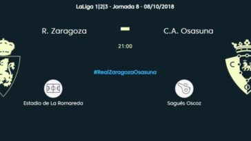 El partido entre Real Zaragoza y Osasuna se emitirá gratis y en abierto  