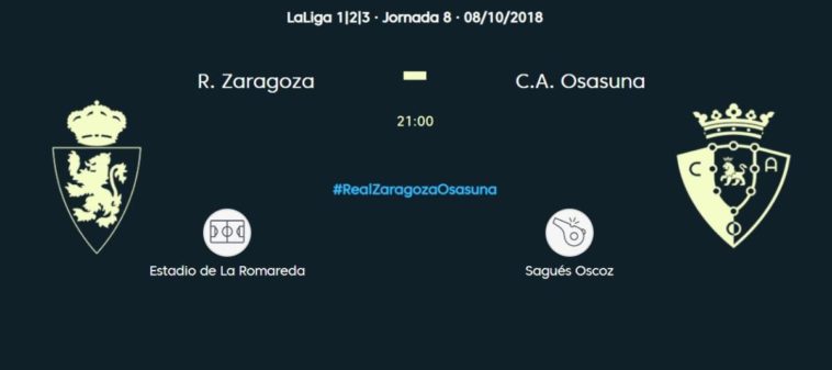 El partido entre Real Zaragoza y Osasuna se emitirá gratis y en abierto  
