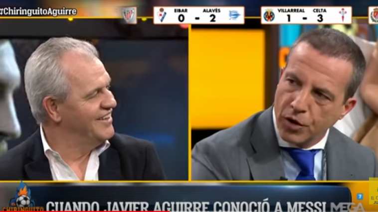 VÍDEO | La pullita en directo de Javier Aguirre a Cristóbal Soria sobre un Sevilla - Osasuna  