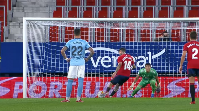 Osasuna es el equipo con más penaltis a favor en la presente temporada  