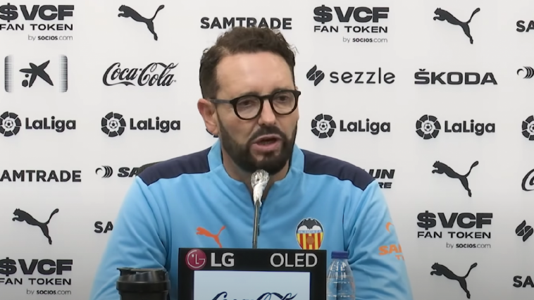 Bordalás habla sobre Aridane en la rueda de prensa del Valencia  