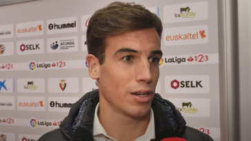 Iñigo Pérez pone nota a su rendimiento en Osasuna 