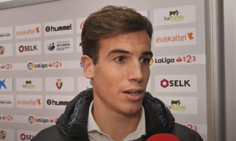 Iñigo Pérez pone nota a su rendimiento en Osasuna 