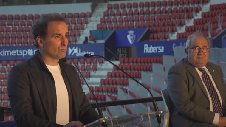 Jagoba Arrasate valora la recta final del mercado de fichajes en Osasuna  