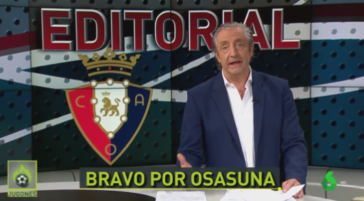 Pedrerol se rinde a Osasuna  