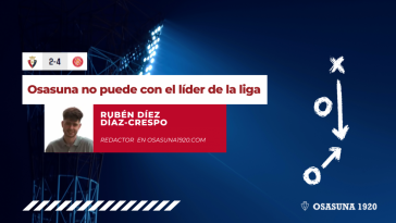 Osasuna no puede con el líder de la liga  