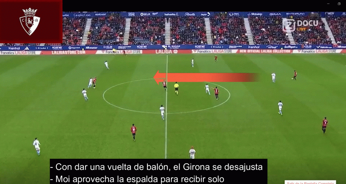 Osasuna no puede con el líder de la liga  