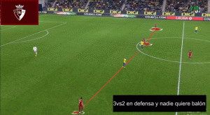3vs2 en defensa 3vs2 en defensa