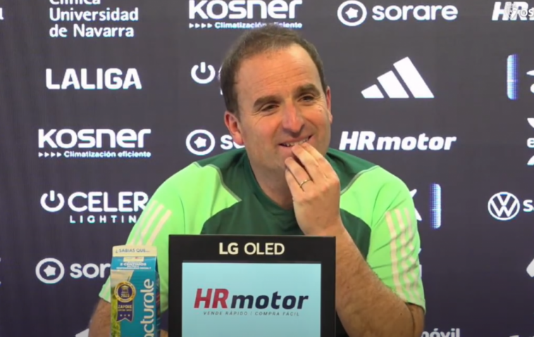 Jagoba Arrasate: "Tendrá que pagarnos una comida a todos"  