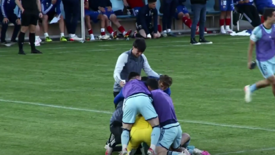 Frenética permanencia de Osasuna Promesas en Teruel  