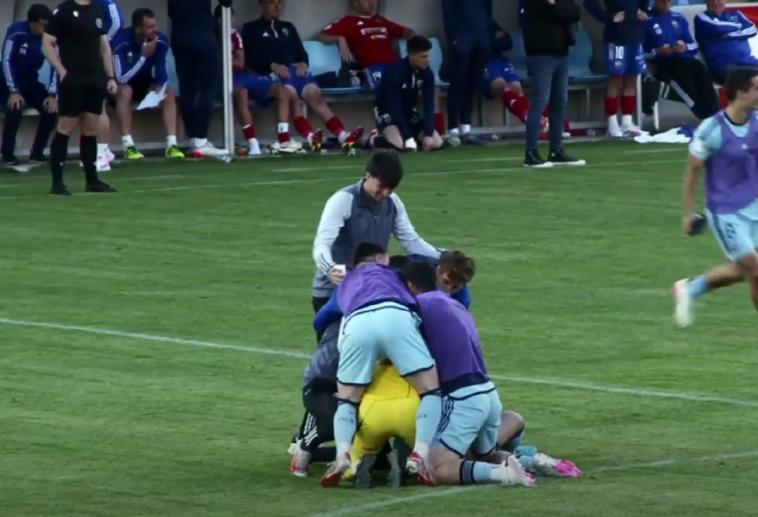 Frenética permanencia de Osasuna Promesas en Teruel  