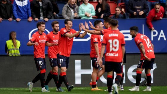 Ante Budimir entra en el podio de La Liga en goles de cabeza  