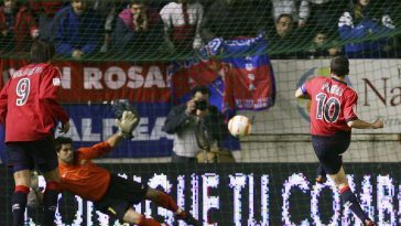 Cuando la selección navarra competía en El Sadar  