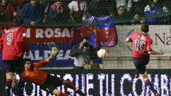 Cuando la selección navarra competía en El Sadar  