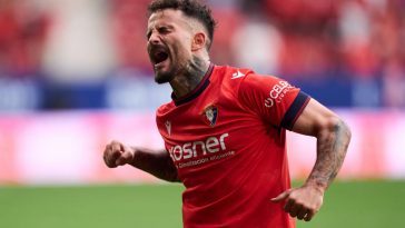 1.169 días después, Osasuna volvió a marcar un gol de libre directo  