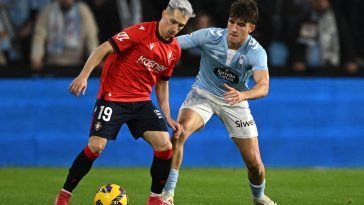 El escalofriante dato que revela el mal momento de Osasuna en liga: “son números de descenso”  