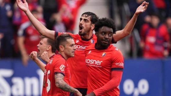 ¿Cuántas veces los tres grandes de La Liga se han ido de El Sadar sin ganar?  