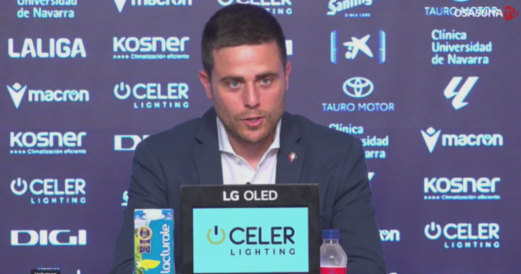 La primera y significativa palabra de Alessio Lisci como técnico de Osasuna La primera y significativa palabra de Alessio Lisci como técnico de Osasuna